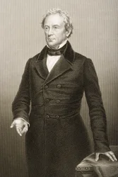 Edward Everett (1794-1865) graviert von D.J. Pound nach einem Foto, aus 